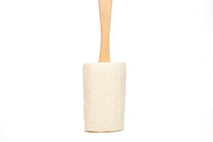 Sundried Desi Bottle Gourd Loofah with Teak Wood Handle | Verified Sustainable by Brown Living™