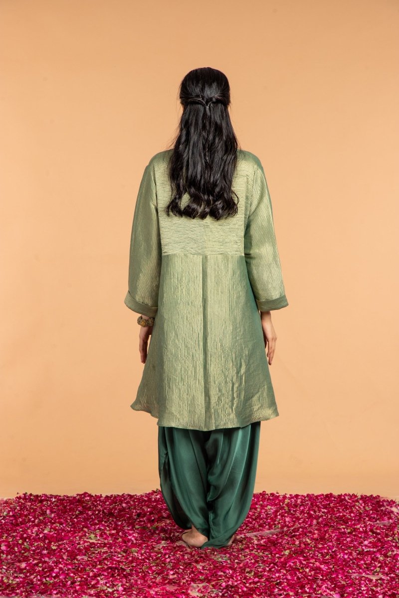 Buy Sunehri Zari Overlay | Shop Verified Sustainable Womens Jacket on Brown Living™