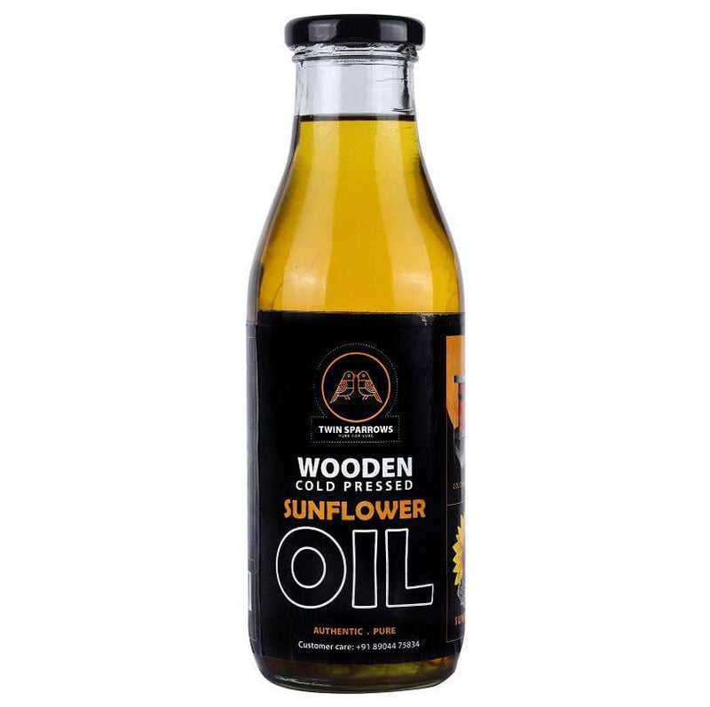 Buy Sunflower Oil - Wooden Cold Pressed | Shop Verified Sustainable Cooking Oils on Brown Living™
