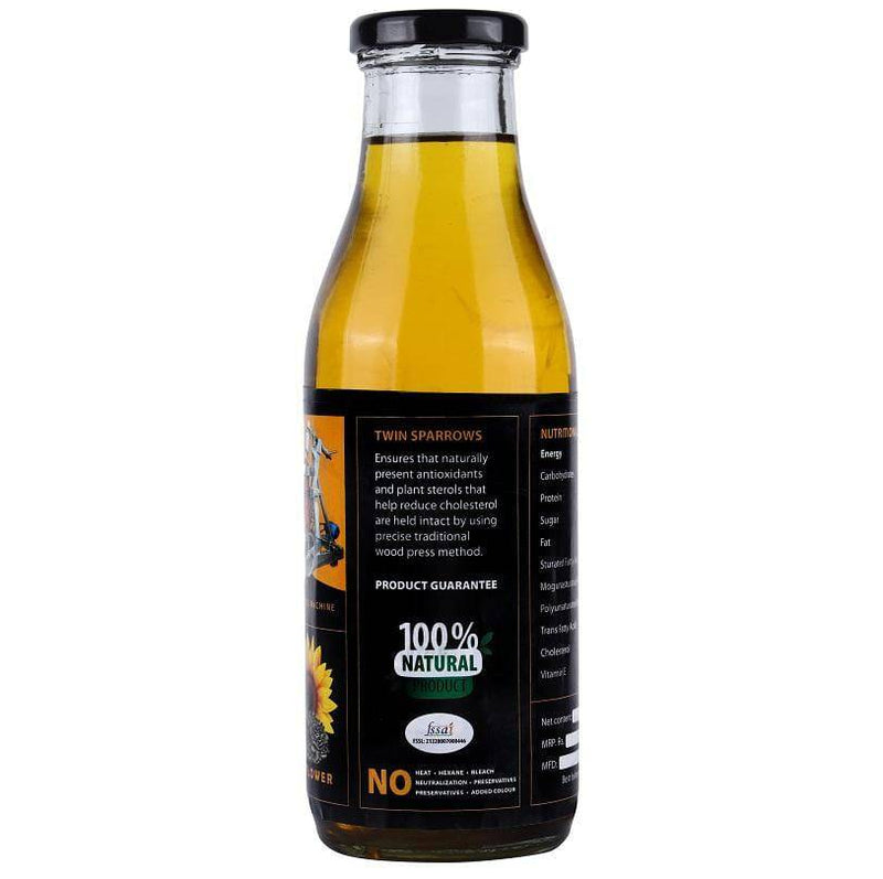 Buy Sunflower Oil - Wooden Cold Pressed | Shop Verified Sustainable Products on Brown Living
