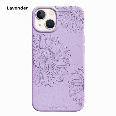 Sunflowers Biodegradable Eco - Friendly Phone Case / Mobile Cover – Tech Accessories on Brown Living™. SKU: SNFLWR - 13 - 006. Img 9.