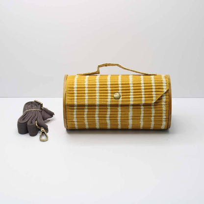 Sunny Pumpkin Round Clutch | Verified Sustainable by Brown Living™