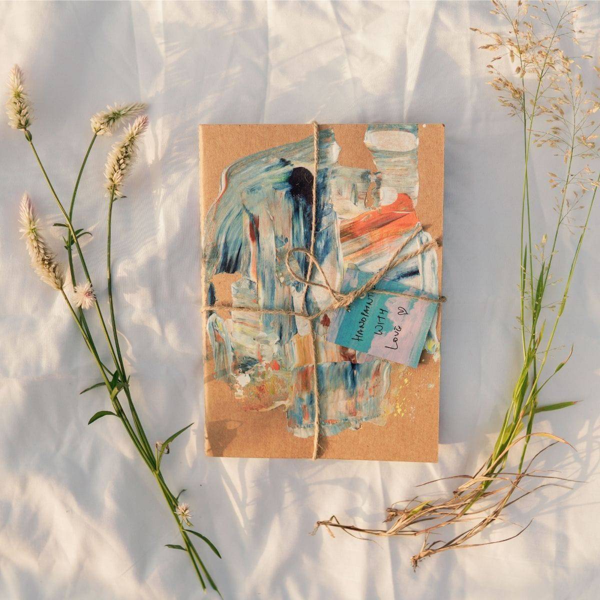 Sunset Point Handpainted Notebook | Verified Sustainable by Brown Living™