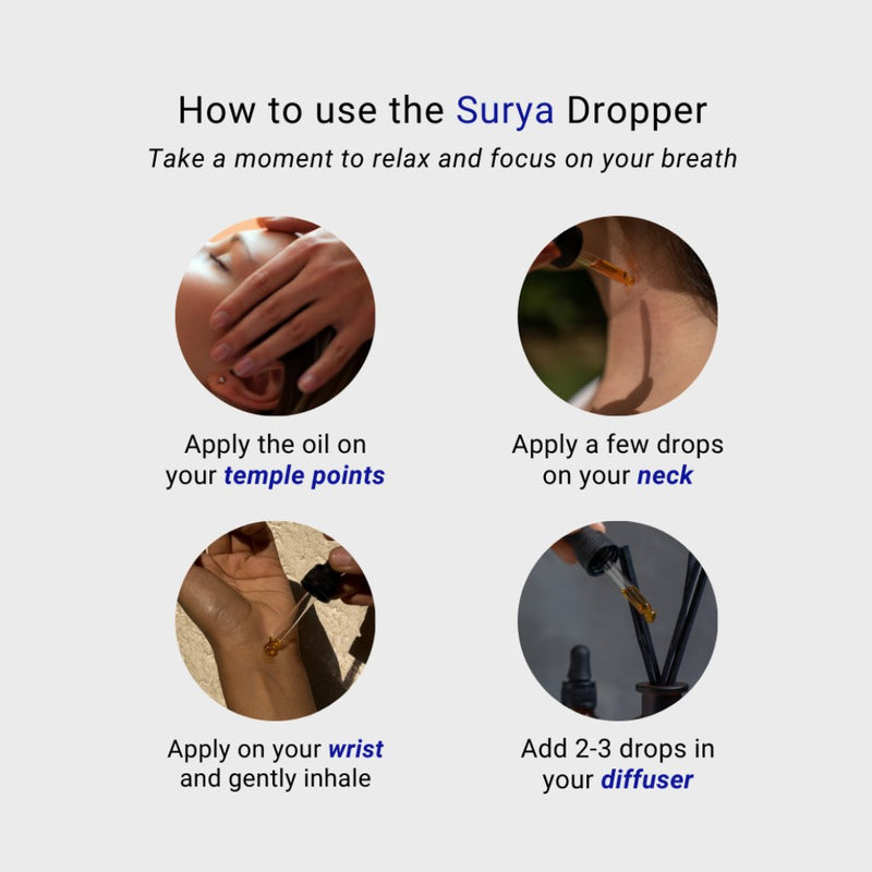 Buy Surya Dropper- Awakening Essential Oil Blend | Shop Verified Sustainable Essential Oils on Brown Living™