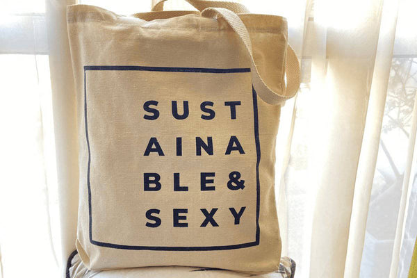 Buy Sustainable and sexy tote bag - Reusable eco-friendly gifting | Shop Verified Sustainable Products on Brown Living