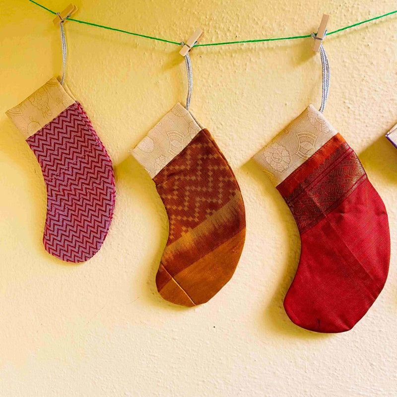 Buy Sustainable Christmas Decor- Socks Buntings | Shop Verified Sustainable Decor & Artefacts on Brown Living™