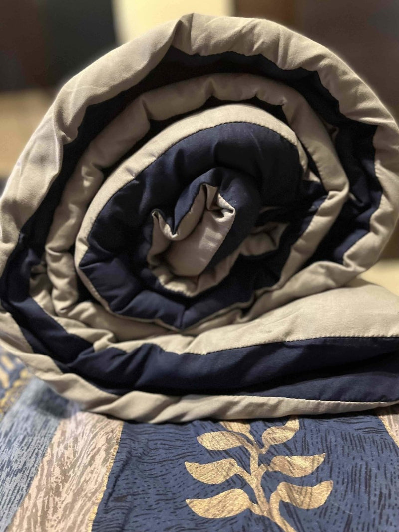 Buy Sustainable Comforter Blue/Grey | Shop Verified Sustainable Bed Linens on Brown Living™