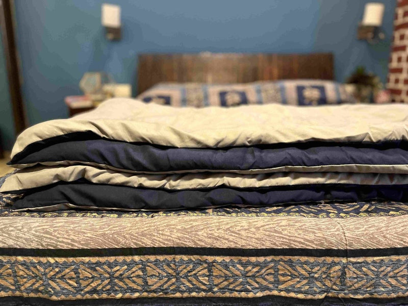 Buy Sustainable Comforter Blue/Grey | Shop Verified Sustainable Bed Linens on Brown Living™