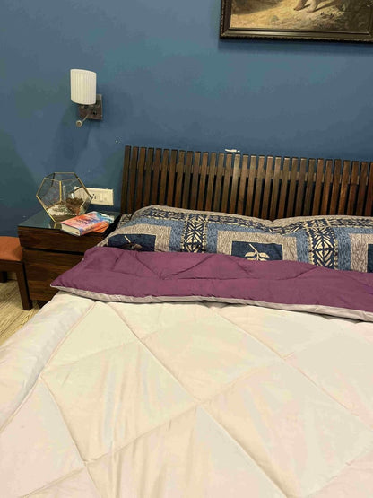 Sustainable Comforter Purple/Light Grey | Verified Sustainable by Brown Living™