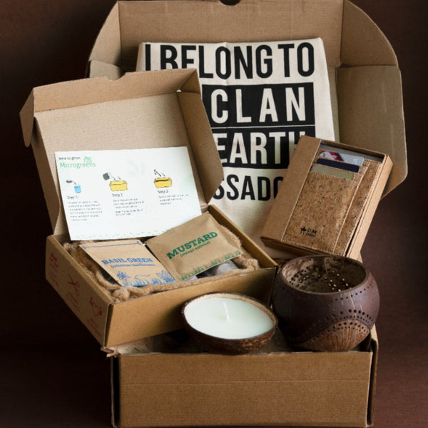 Buy Sustainable Diwali Gift Hamper with Microgreens Kit | Shop Verified Sustainable Gift on Brown Living™