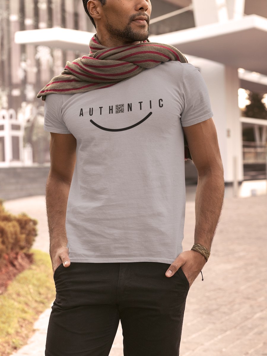 Sustainable T-Shirt | Recycled Plastic + Recycled Cotton Blend | Authentic Design | Verified Sustainable by Brown Living™