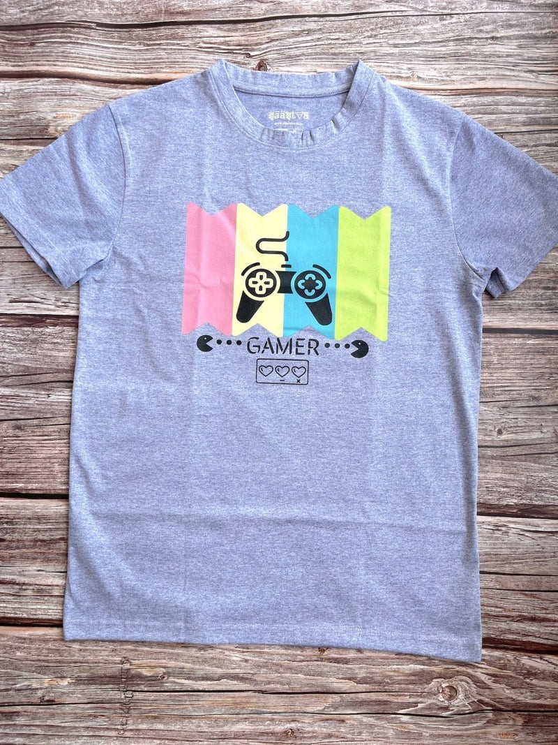 Buy Sustainable T-Shirt | Recycled Plastic & Recycled Cotton Blend | Gamer Design | Shop Verified Sustainable Mens Tshirt on Brown Living™