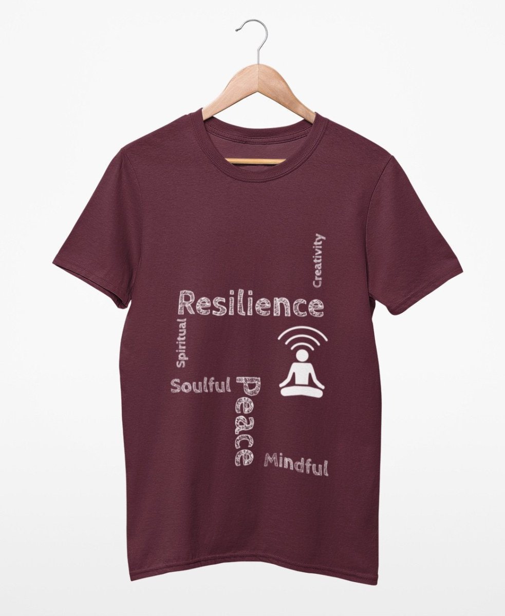 Sustainable T-Shirt | Recycled Plastic + Recycled Cotton Blend | Mindfulness Design | Verified Sustainable by Brown Living™