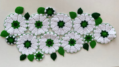 Sustainable Table center | Handmade | Crochet | Verified Sustainable by Brown Living™