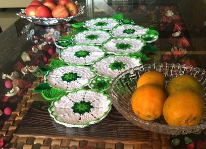 Sustainable Table center | Handmade | Crochet | Verified Sustainable by Brown Living™