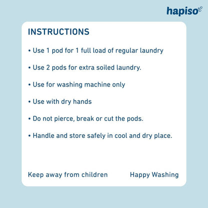 Tropical Breeze Fragrance Laundry Pods (Pack of 1) - 15 Pods – Cleaning Products by Hapiso available on Brown Living™. 250g . SKU: Hapiso TB - 15_24BL4601. Img 5.