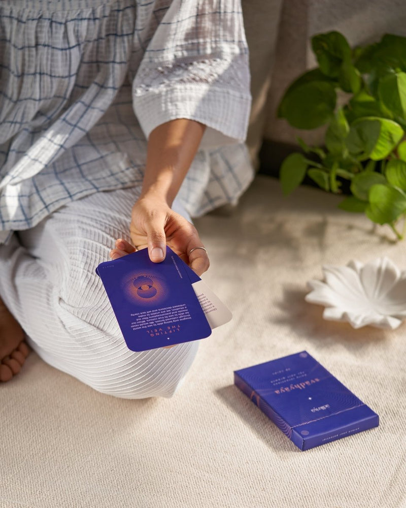 Buy Svadhyaya - Intention Cards for Mindful Living | Shop Verified Sustainable Products on Brown Living