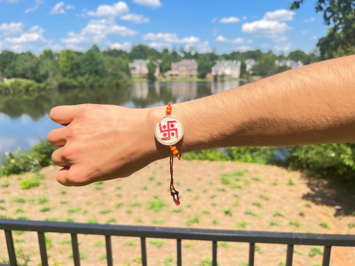 Swastika Plantable Rakhi | Verified Sustainable by Brown Living™