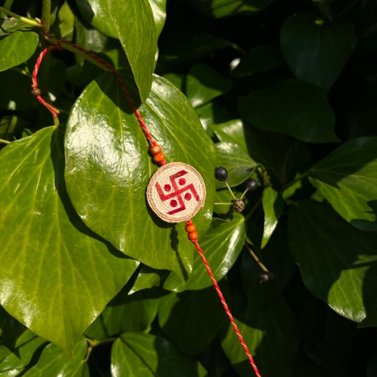 Swastika Plantable Rakhi | Verified Sustainable by Brown Living™