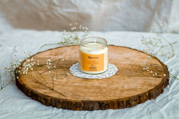 Buy Sweet Orange Soy Wax Candle | Shop Verified Sustainable Candles & Fragrances on Brown Living™