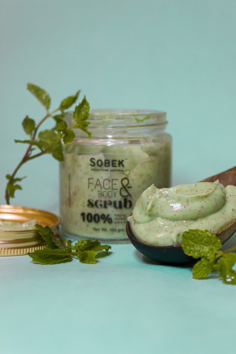 Buy Sweet Peppermint Face and Body Scrub | Paraben & SLS Free | Shop Verified Sustainable Products on Brown Living