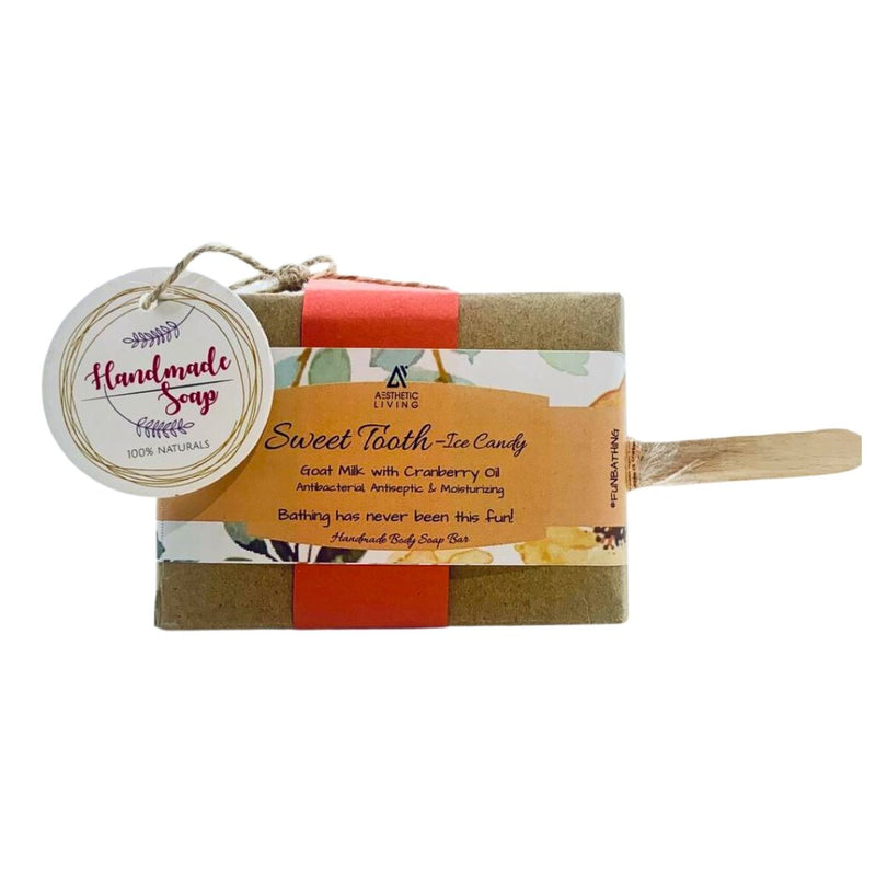 Buy Sweet Tooth - Ice Candy | Goat Milk, Coconut and Jojoba Oil | Shop Verified Sustainable Body Soap on Brown Living™
