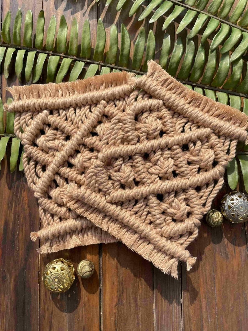 Buy Table Mat Napkin Ring & Coaster set of 1 | Shop Verified Sustainable Products on Brown Living