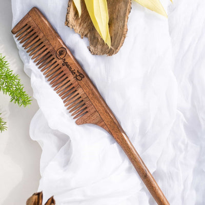 Tail Rosewood / Sheesham Comb – Hair Comb on Brown Living™. SKU: 192 - 06629 - tail - rosewood - sheesham - comb. Img 3.