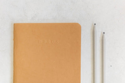 Take Notes, Sketch, Plan & Fold - Muddy Brown - Notebook – Notebooks & Notepads on Brown Living™. SKU: SR0017. Img 2.