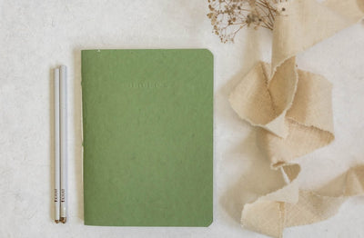 Take Notes, Sketch, Plan & Fold - Sage Green / Notebook – Notebooks & Notepads on Brown Living™. SKU: SR0019. Img 1.