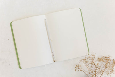 Take Notes, Sketch, Plan & Fold - Sage Green / Notebook – Notebooks & Notepads on Brown Living™. SKU: SR0019. Img 3.