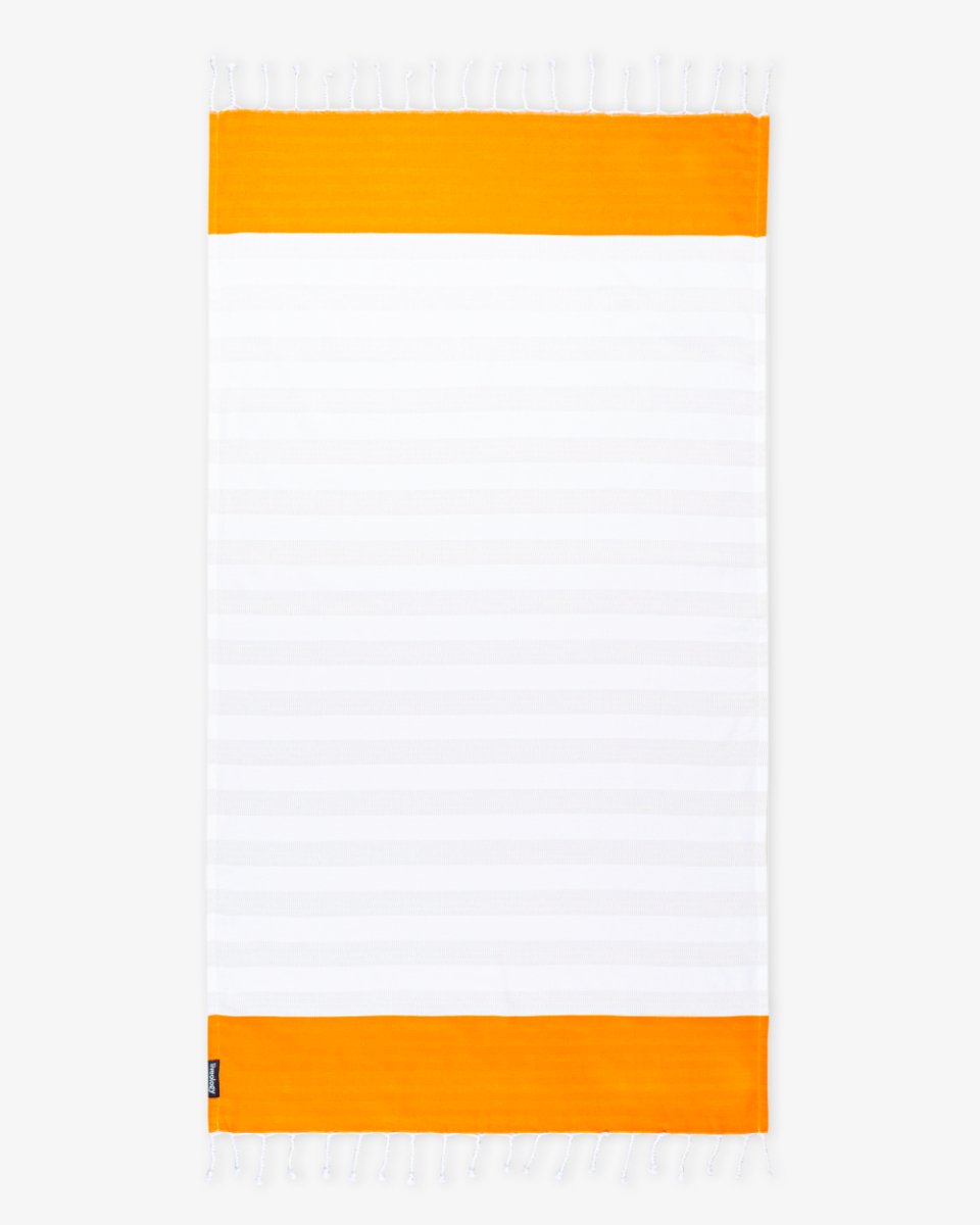 Tangerine | Bamboo & cotton Blend Woven | Bath/beach/Everyday Towels | Verified Sustainable by Brown Living™