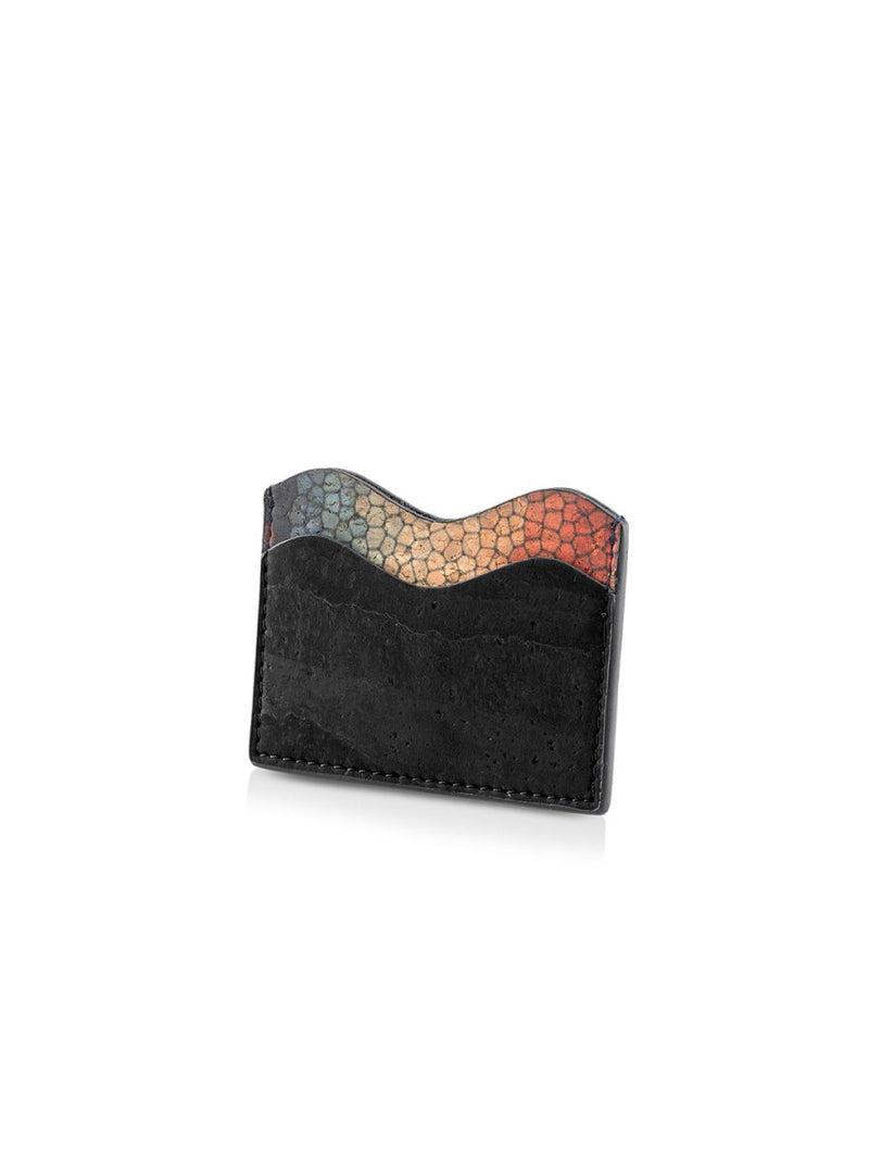 Buy Tarang Cork Card Case - Midnight Black | Shop Verified Sustainable Products on Brown Living