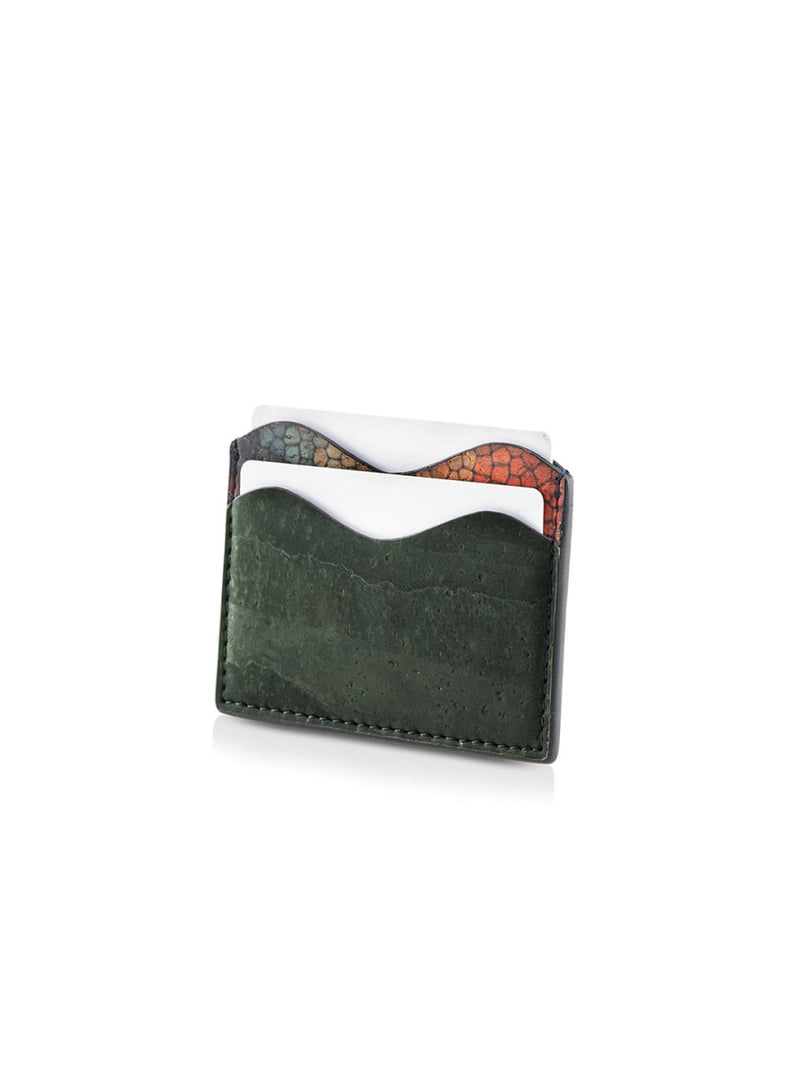 Buy Tarang Cork Card Case - Sacramento Green | Shop Verified Sustainable Products on Brown Living