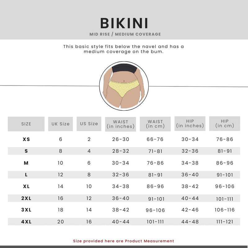 Tarot & Crystal Bio-washed Organic Cotton Bikini | Verified Sustainable Womens Underwear on Brown Living™