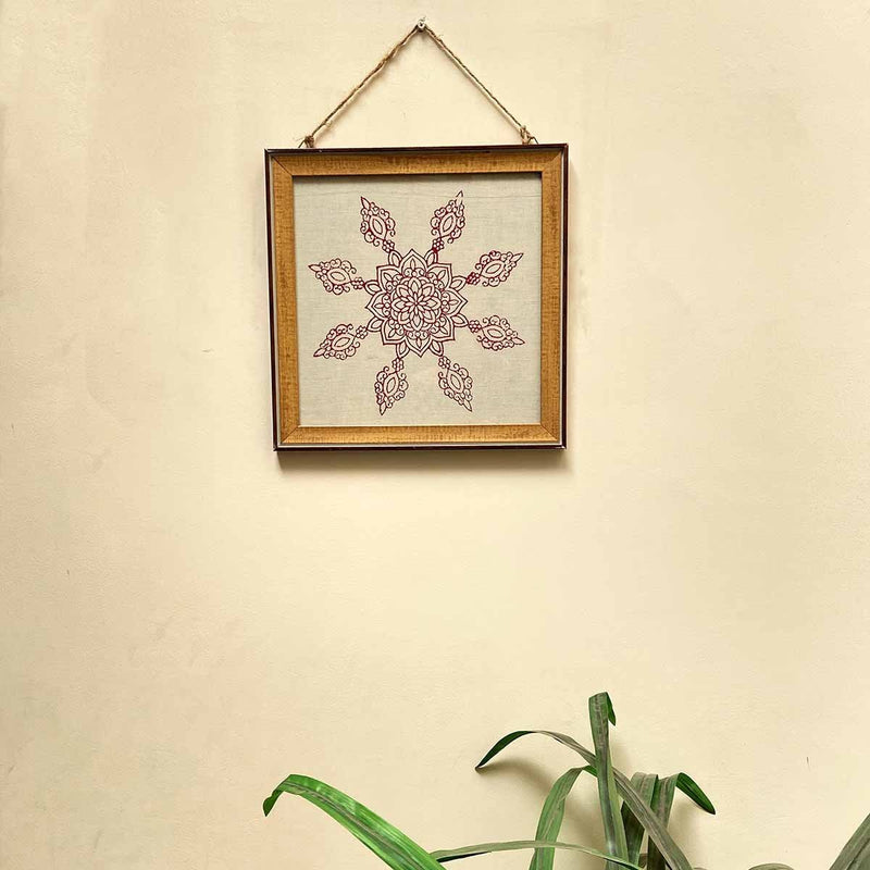 Buy Tasveer Intricate Floral Block Print Frames | Shop Verified Sustainable Wall Decor on Brown Living™
