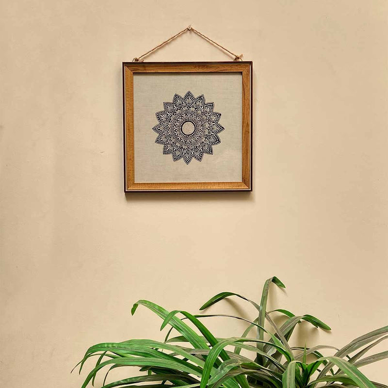 Buy Tasveer Mandala Floral Block Print Frames | Shop Verified Sustainable Products on Brown Living