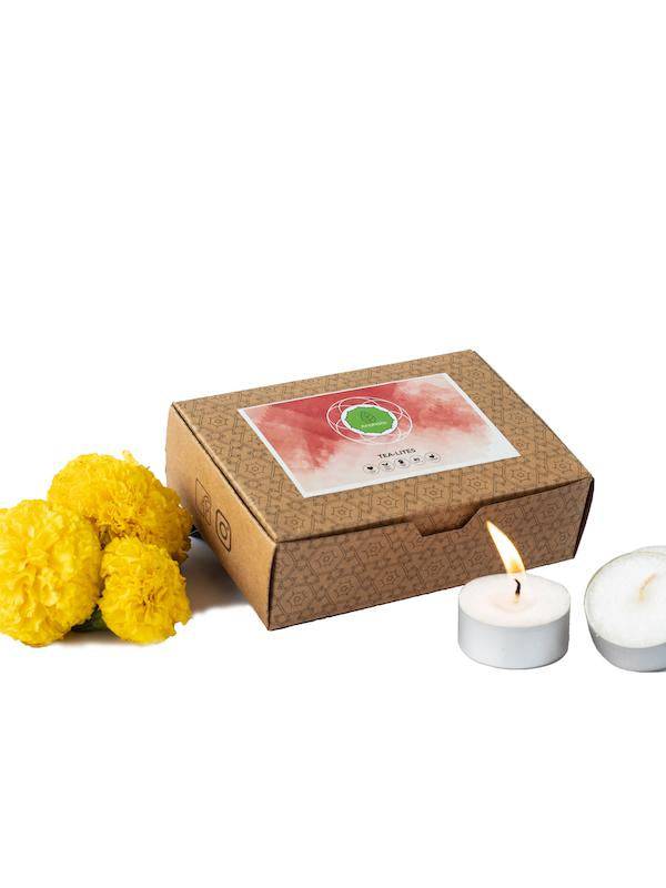 Buy Tea-lite Candles - Pack of 12 | Shop Verified Sustainable Candles & Fragrances on Brown Living™