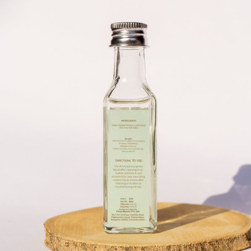 Tea Tree Facial Water - 50ml | Natural Face Care | Verified Sustainable Body Mist on Brown Living™