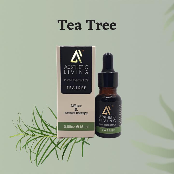 Tea Tree Pure Essential Oil 15 ml | Verified Sustainable by Brown Living™