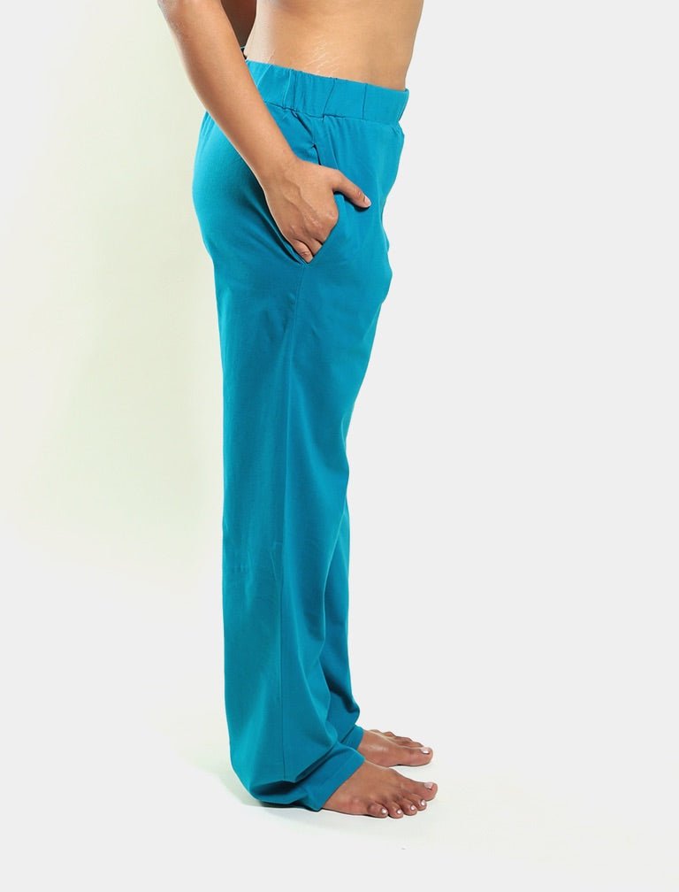 Teal 100% Organic Cotton Pajama | Verified Sustainable by Brown Living™