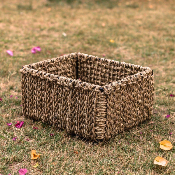 Buy Terra Natural Moonj Grass Basket | Shop Verified Sustainable Products on Brown Living