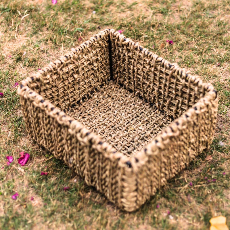 Buy Terra Natural Moonj Grass Basket | Shop Verified Sustainable Baskets & Boxes on Brown Living™