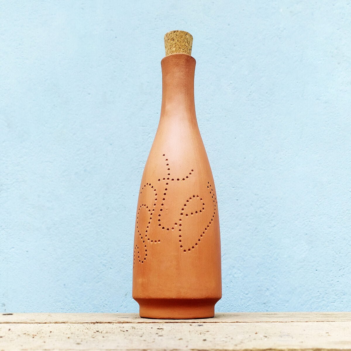 Terracotta Water Bottle - Bot - Capacity 1.0L Approx | Verified Sustainable by Brown Living™