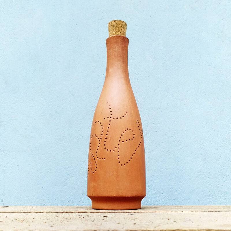 Buy Terracotta Water Bottle- Bot- Capacity 1.0L Approx | Shop Verified Sustainable Products on Brown Living