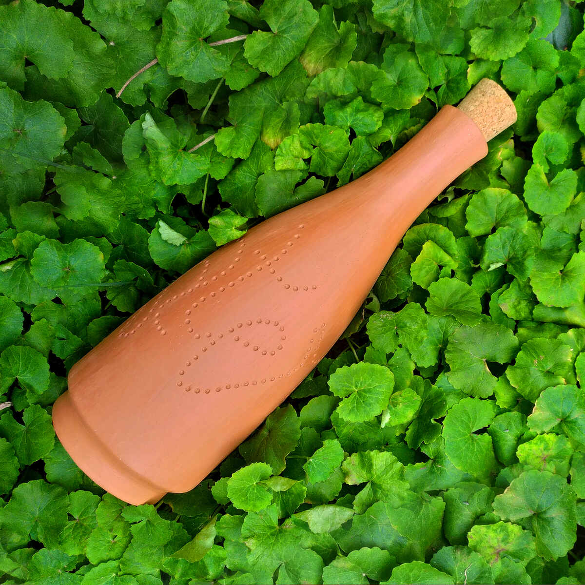 Terracotta Water Bottle - Bot - Capacity 1.0L Approx | Verified Sustainable by Brown Living™