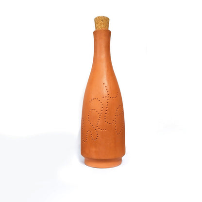 Terracotta Water Bottle - Bot - Capacity 1.0L Approx | Verified Sustainable by Brown Living™