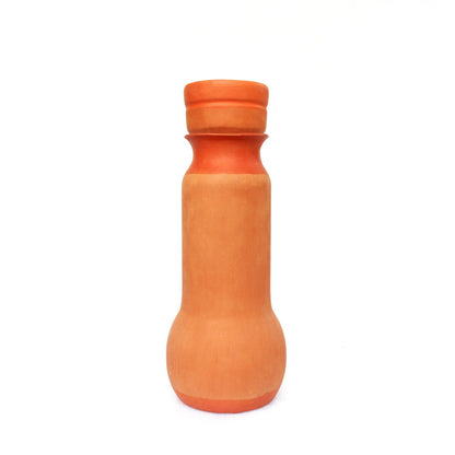 Terracotta Water Bottle - Bulb 1 L - Capacity 1.0L Approx | Verified Sustainable by Brown Living™