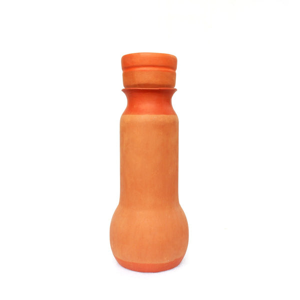 Buy Terracotta Water Bottle- Bulb 1 L- Capacity 1.0L Approx | Shop Verified Sustainable Products on Brown Living