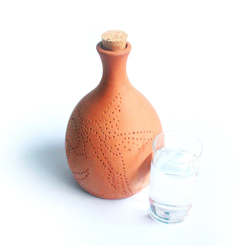Buy Terracotta Water Bottle- Coco L- Capacity 1.5L Approx | Shop Verified Sustainable Products on Brown Living